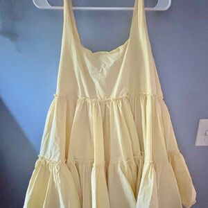 Elegant Cream Mini Dress